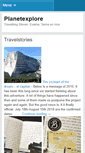 Mobile Screenshot of planetexplore.be